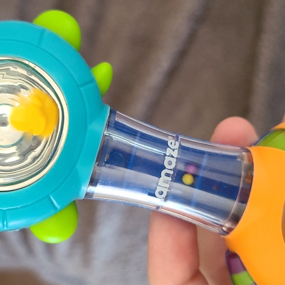 Two Colorful Baby Rattles - Picture 3 of 6